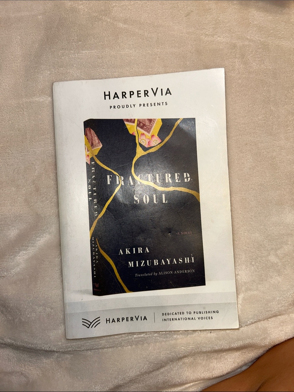 Harper Via White/Cream Paperback Book Promo
